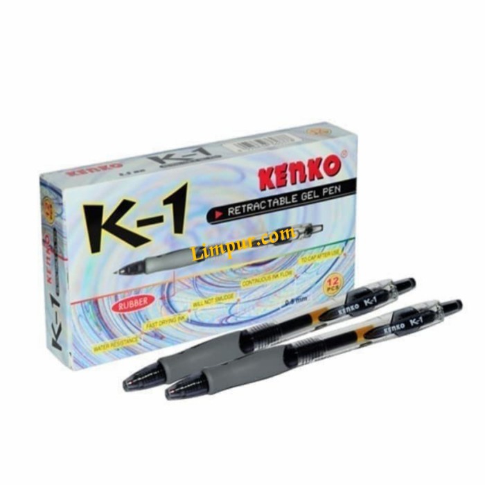 

Produk Unggulan Pulpen Gel Kenko K-1 0.5Mm Hitam Original (1Losin) Gilaa!!!