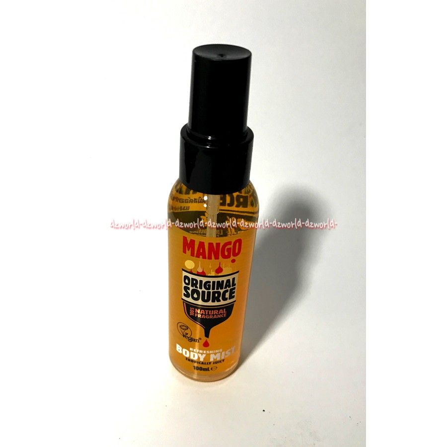 Original Source Body Mist Parfum 100ml Vanilla Raspberry Mango Coconut Maple Vanilla Mix OS Originalsource