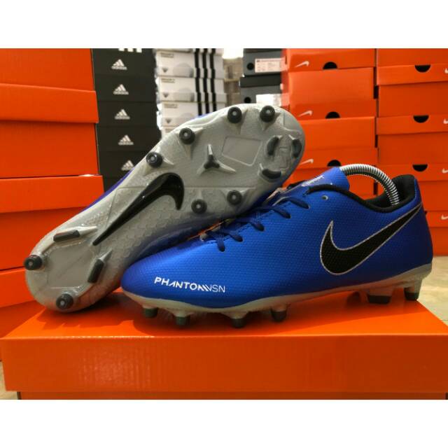 Sepatu Bola Nike Phantom VSN Academy FG -  Racer Blue