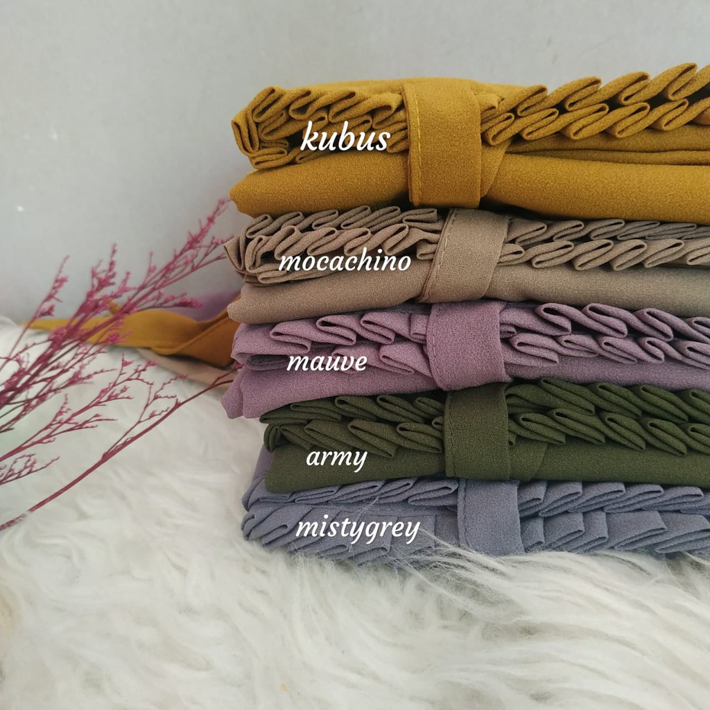Hijab instan Sarah Lipit Jilbab Instan Bergo Sarah Lipiit Kerudung Instan Premium Diamond-6