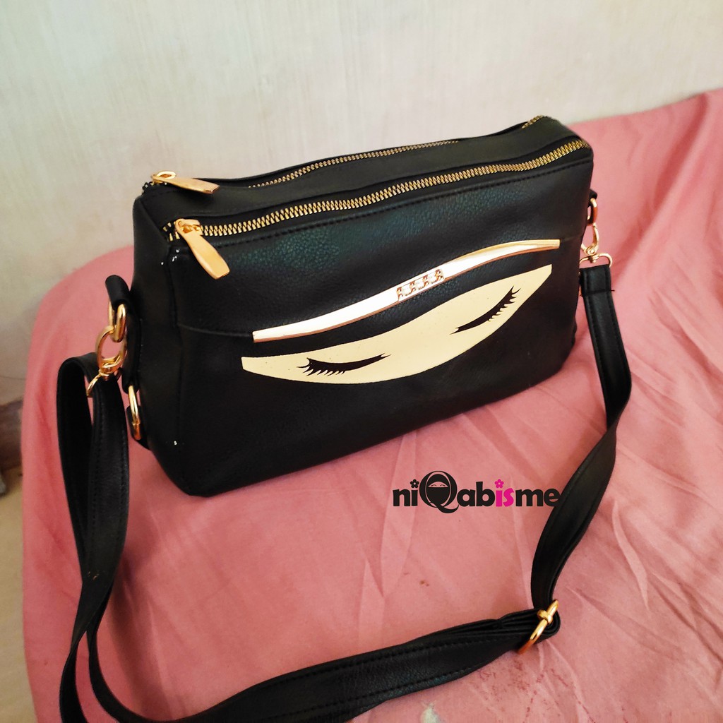 Tas Selempang Muslimah Niqab Imut