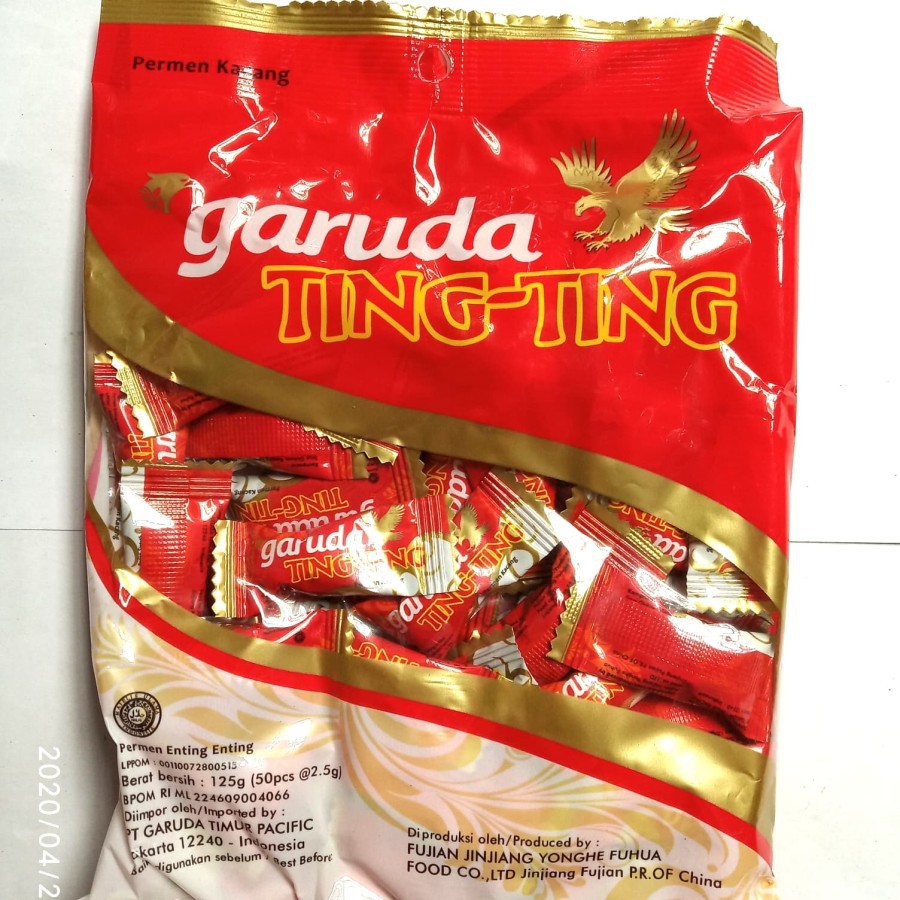 

Garuda Ting Ting Tingting Permen Kacang Isi 50 Impor China Halal Legend