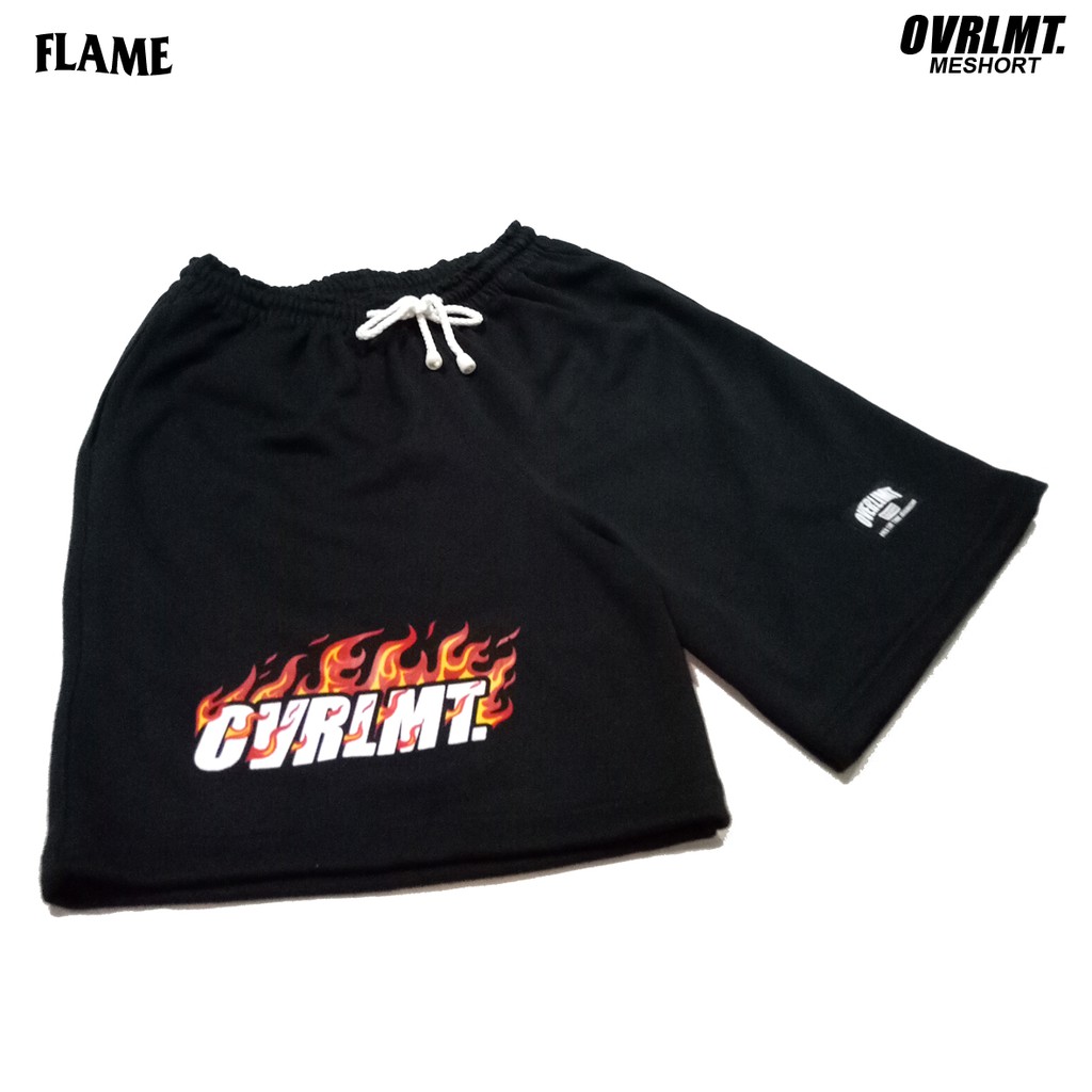 OVERLIMIT FLAME CELANA PENDEK | BOARDSHORT | MESHORT