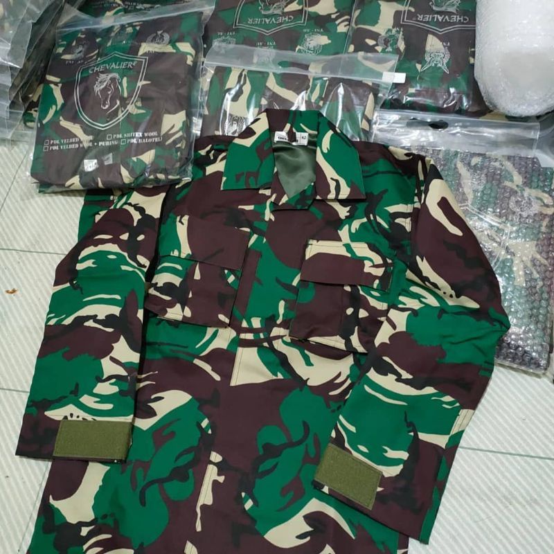 BAJU PDL TNI BALOTELI FULL PURING / PDL CHEVALIER