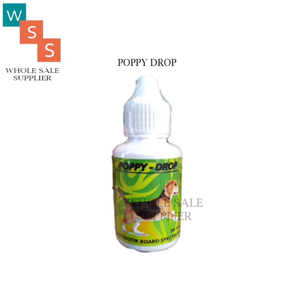 MIU &amp; POPPY DROP 30ML OBAT ANTI BIOTIK TETES UNTUK KUCING &amp; ANJING