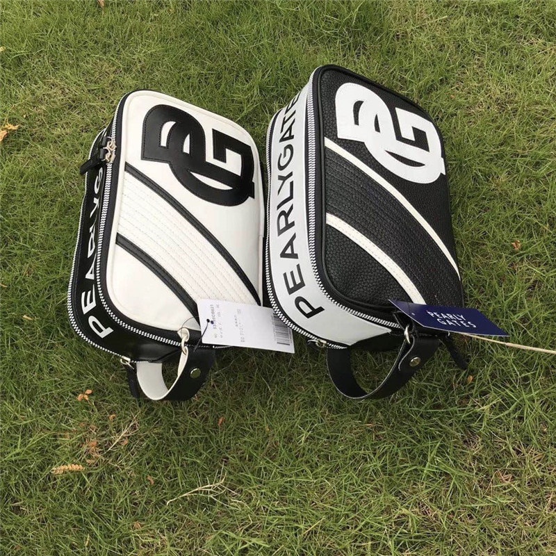 PREORDER Baru Tas Bola Golf Kecil Gerbang Mutiara Kulit PU Tas Golf Tas Tangan Mini Portabel Pak Spi