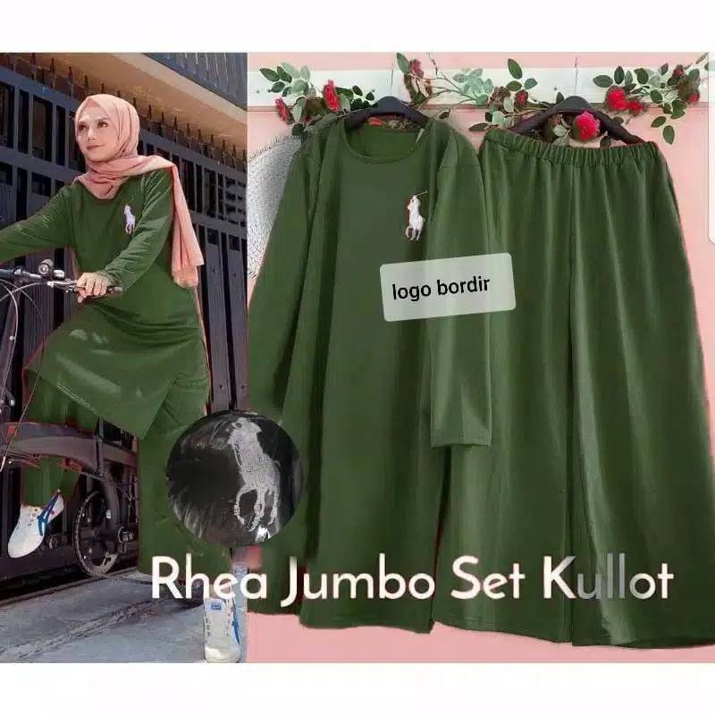 VGN SETELAN RHEA JUMBO / SETELAN WANITA /SETELAN MUSLIM /SETELAN RHEA BORDIR