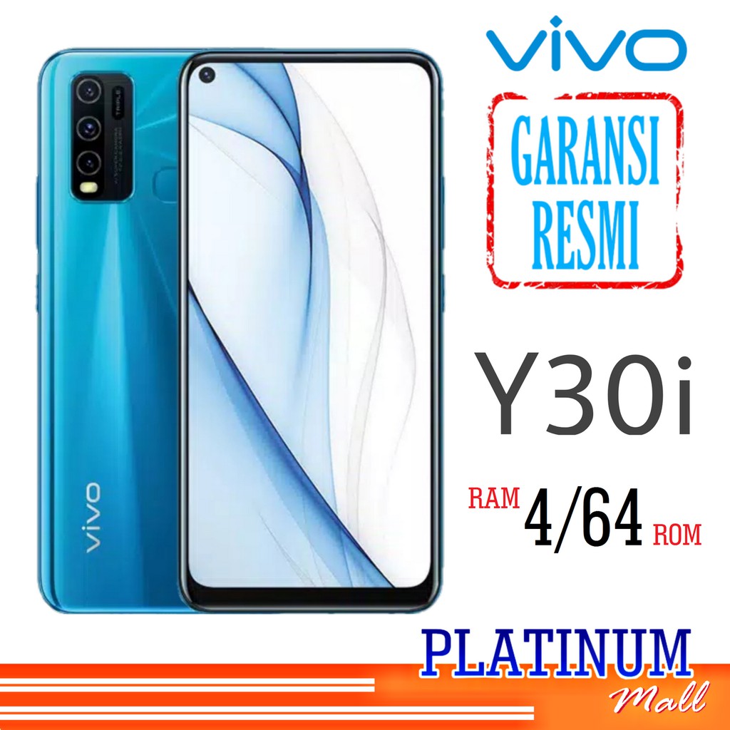 Hp Vivo Y30i 4 64 Garansi Resmi Hp Vivo Y30i Ram 4gb Hp Vivo Android Smart Phone 4g Shopee Indonesia