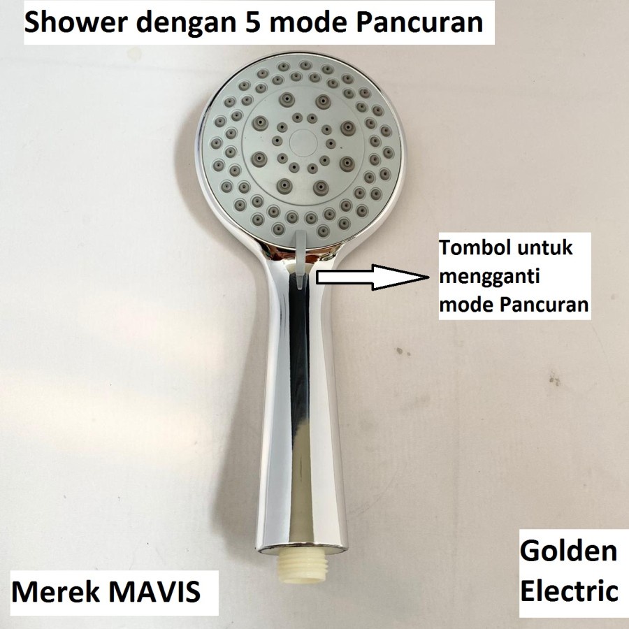 Kran Keran Air Hand Shower Bathtub Mandi Bath Tub Panas Dingin Komplit