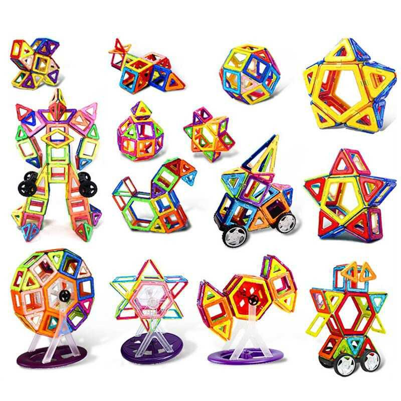 Babibado Mainan Anak Magnetic Designer Building Block 72 PCs