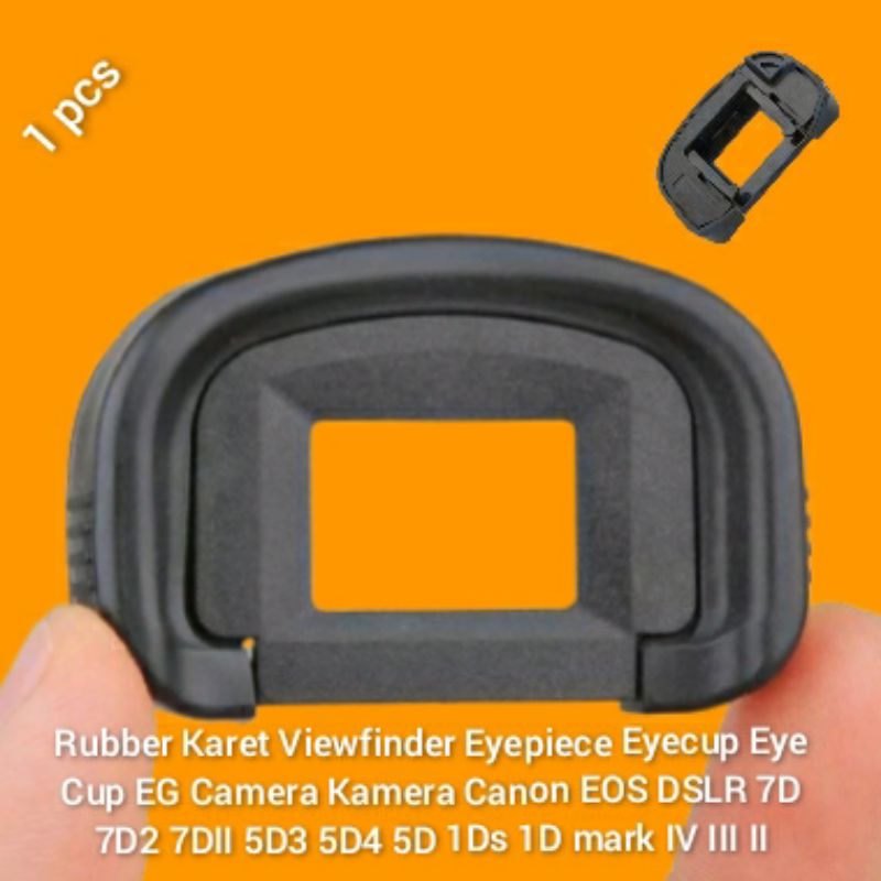 Rubber Karet Viewfinder Eyepiece Eyecup Eye Cup EG Camera Kamera Canon EOS DSLR 7D 7D2 7DII 5D3 5D4