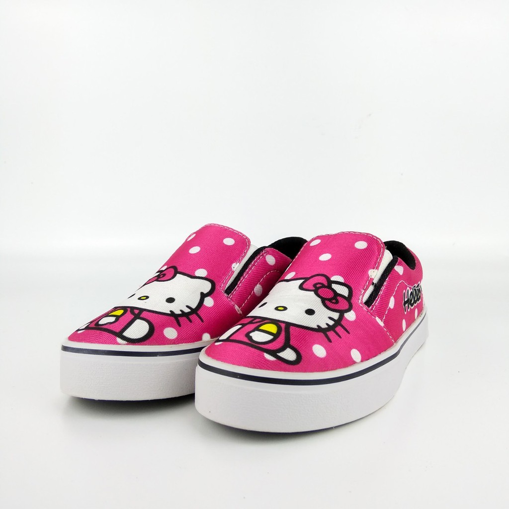 Harga ZERALKIDS-TERBARU!! Sepatu Anak-Anak Sekolah TK SD BALITA Size
26-35 Slip On Sneakers Hello Kitty