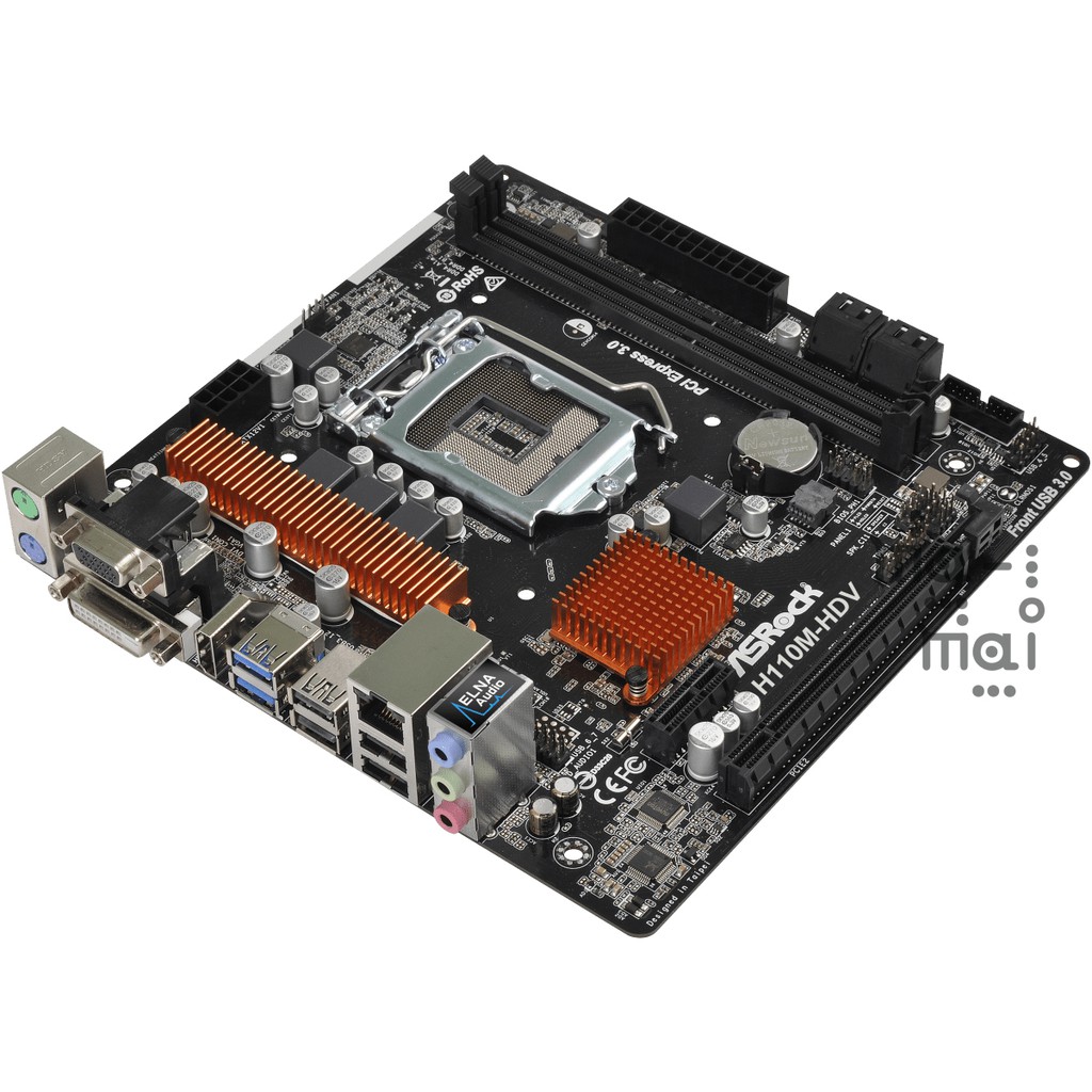 ASROCK MOTHERBOARD Intel-H110 Micro ATX H110M-HDV R3.0