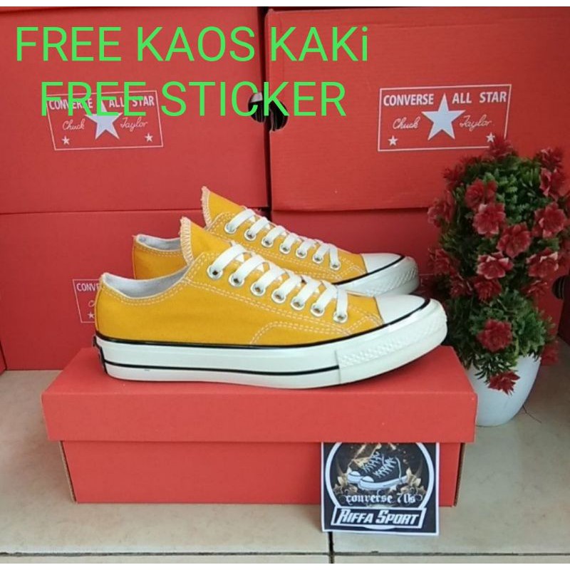 SEPATU C0NV3RSE 70S SUNFLOWERS LOW PREMIUM BNIB MURAH