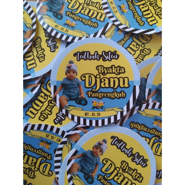 

STIKER TEDHAK SITEN, ULANG TAHUN, DLL