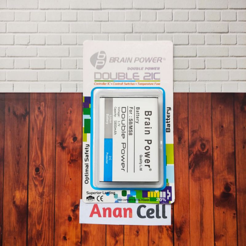 Batre Maxtron S8/MS8 - Baterai Maxtron S8/MS8 - Battery Maxtron S8/MS8