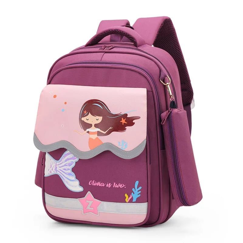 RANSEL ANAK KARAKTER MERMAID LUCU (COD)/ RANSEL SEKOLAH/ TAS ANAK MULTIFUNGSI FASHION KOREA