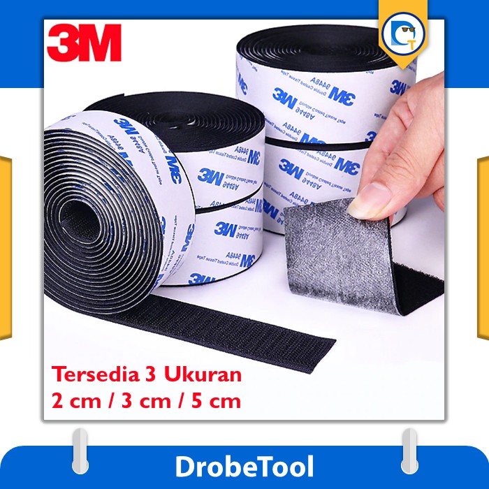 

Velcro Double Tape Adhesive Perekat Serbaguna Magic - Taffpack