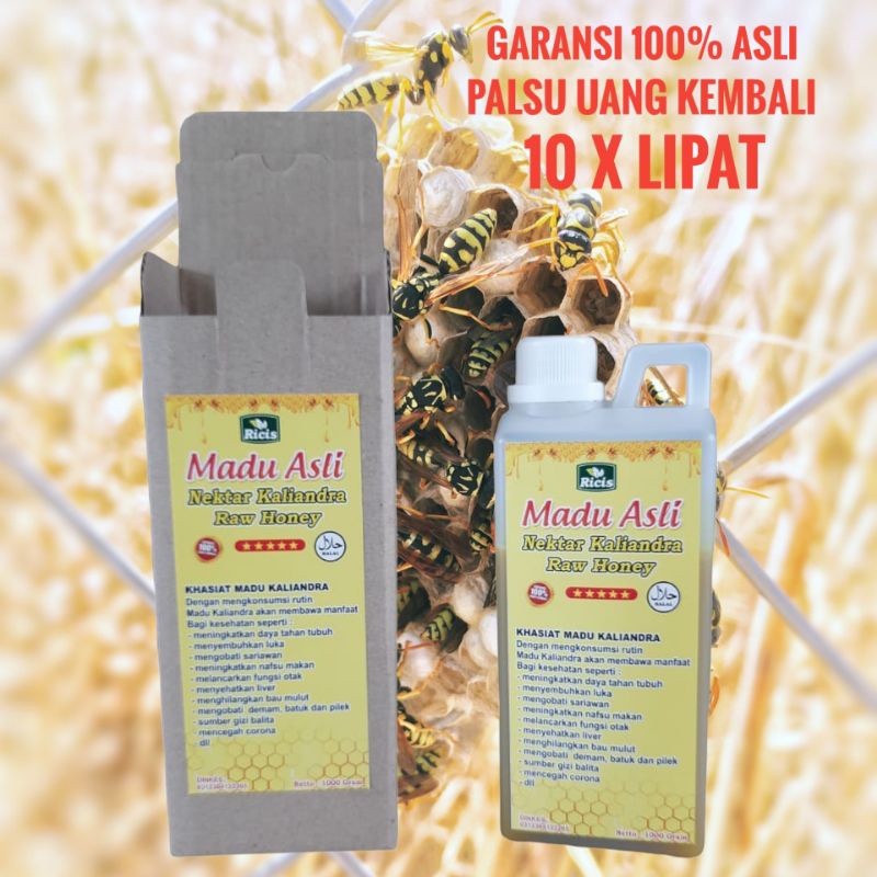 PROMO !!! Madu murni Madu kaliandra madu multiflora Madu randu Madu nektar randu Madu hitam pahit Madu pahitmadu asli kaliandra madu mentah madu multi flora madu ricis netto 1000 gram madu peras madu mentah