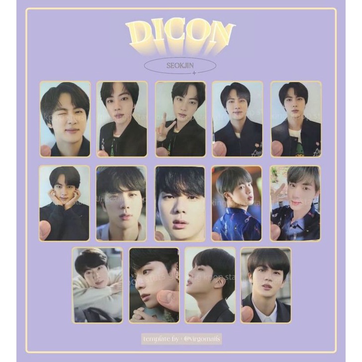 Photocard Jin Dicon Official [GOOD CONDI]