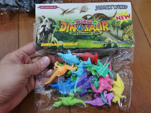 Mainan miniatur dino hewan dinosaurus world set 6 / 8 / 15 / 16 pcs dinosaur