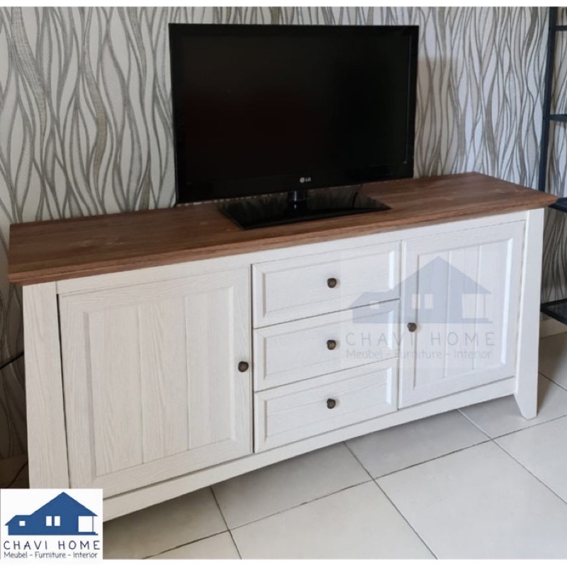 Sideboard credenza meja tv buffet serbaguna classic uk 160cm melody
