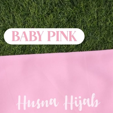 [HUSNA HIJAB] Bros Pita Besar Manik Ecer Bahan Wolfis / Bros Pita-Baby Pink