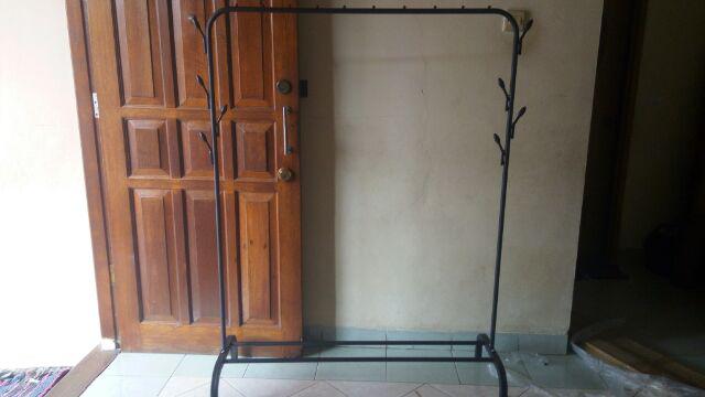 Gantungan Baju Berdiri Rak Hanger Berdiri Stand Hanger Serbaguna Mp373