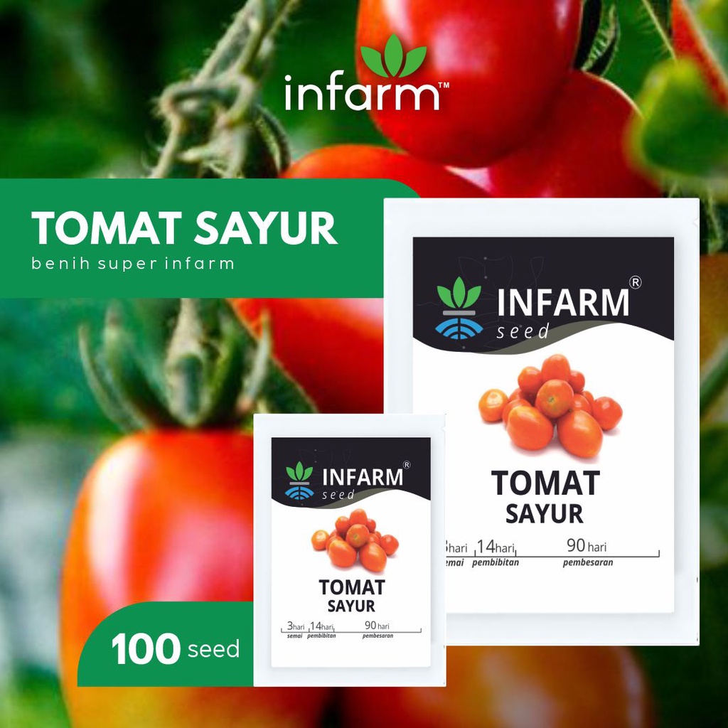 Jual INFARM - Benih Bibit Biji Super Tomat Sayur | Shopee Indonesia