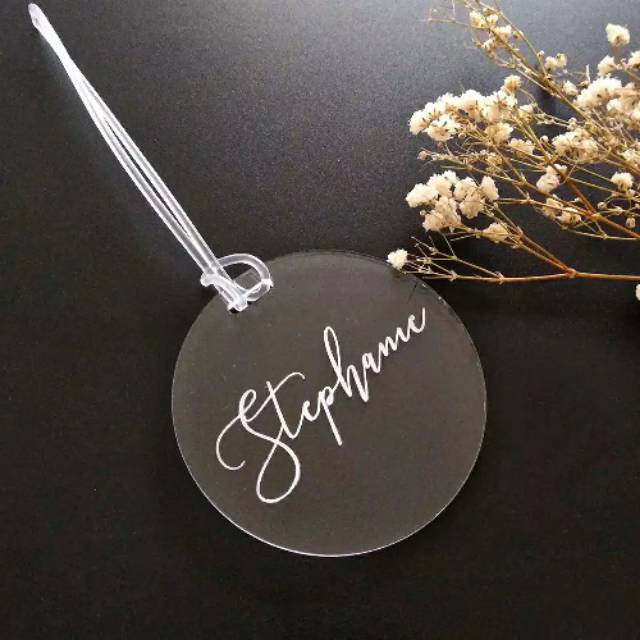 

Acrylic Tag Custom / Bag Tag Acrylic / Hampers Acrylic /Acrylic