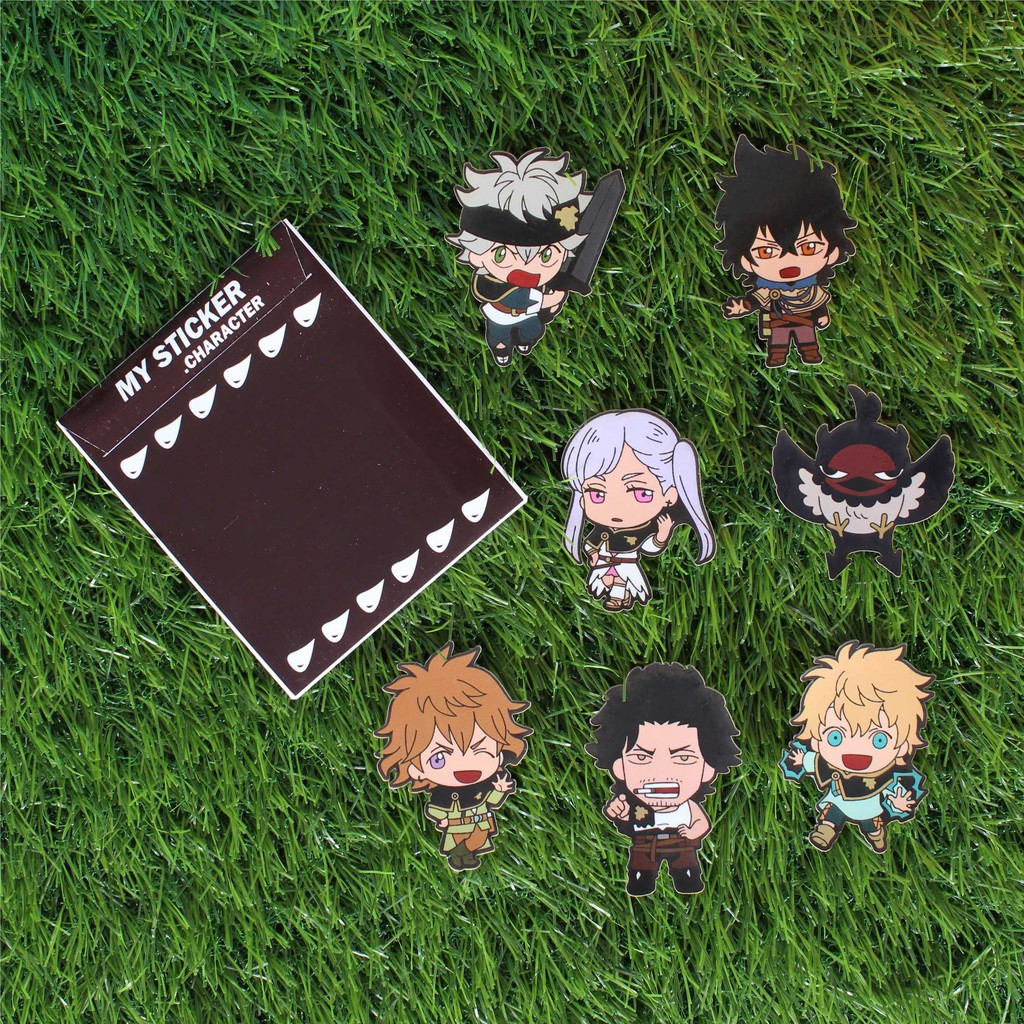 Koleksi Stiker  Anime  terlengkap Sticker Black Clover 