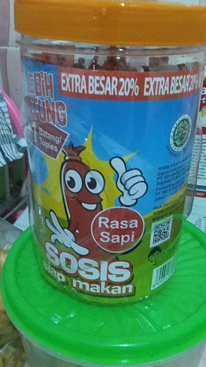 Sosis Sonice 20% Extra (toples)