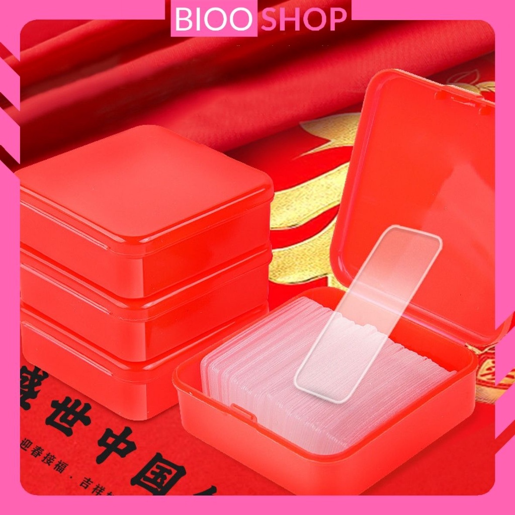 

Double Tape Plastik isi 60pcs Kuat Sticker Plastik Dekorasi Rumah Perekat 2 Sisi Plastik PVC Serbaguna | Biooshop