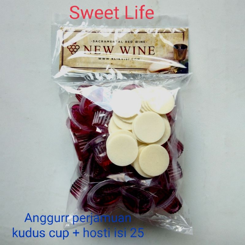 

Paket Perjamuan Kudus (Angggurr + hosti)
