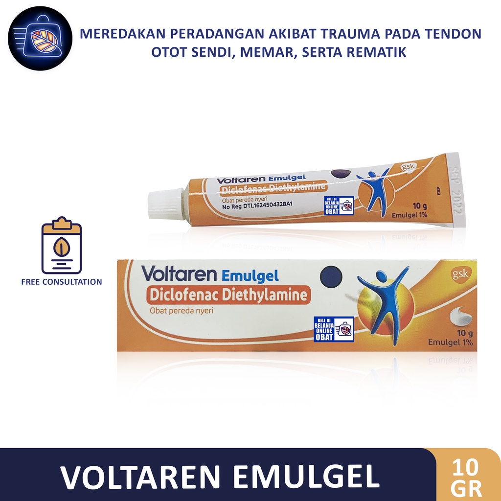 VOLTAREN EMULGEL ( NATRIUM DIKLOFENAK ) 10 GR