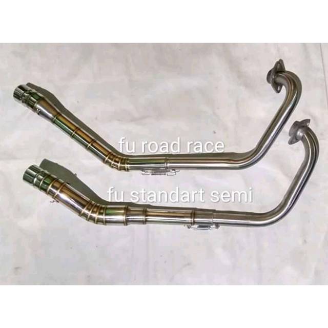 pipa Header leher knalpot racing inlet 50 mm roadrace satria Fu fi injeksi standar road race ngaceng