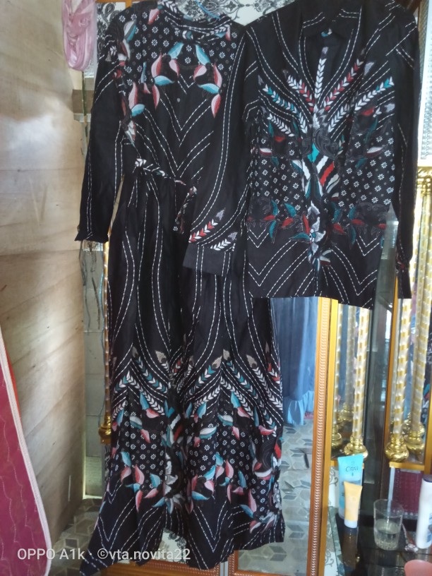 Bisa Pisah Batik Couple Keluarga Sania Ruffle Ori Ndoro Jowi Termurah Prasasti Abu