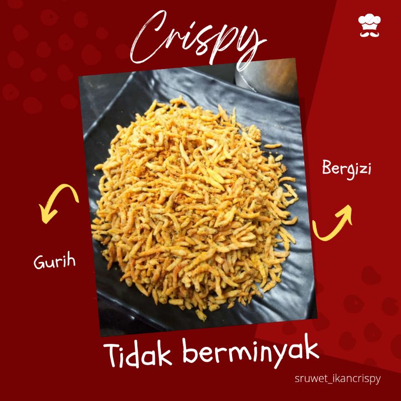 

Ikan sruwet crispy /baby fish crispy 200gr