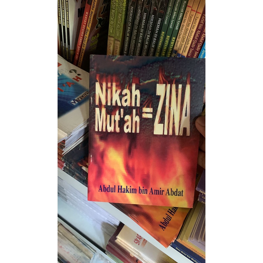 BUKU Nikah Mutah = Zina - Abdul Hakim bin Amir Abdat