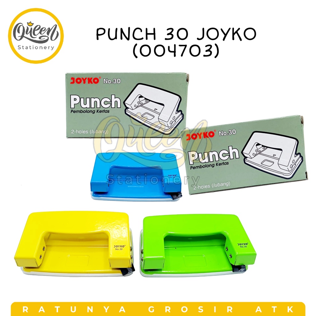 

1 PCS PUNCH 30 JOYKO / PEMBOLONG KERTAS / PELUBANG KERTAS (004703)