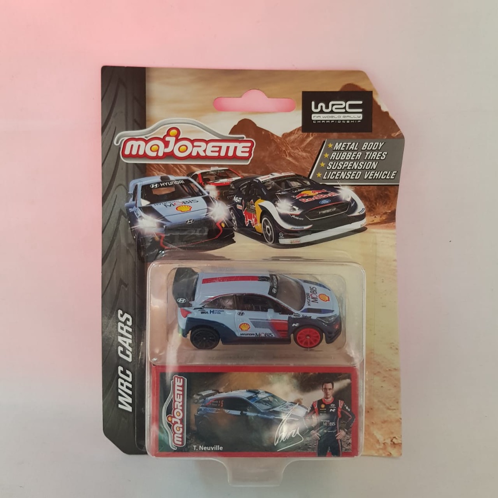 Diecast Majorette mobil WRC Cars Hyundai i20 Coupe WRC 1:64