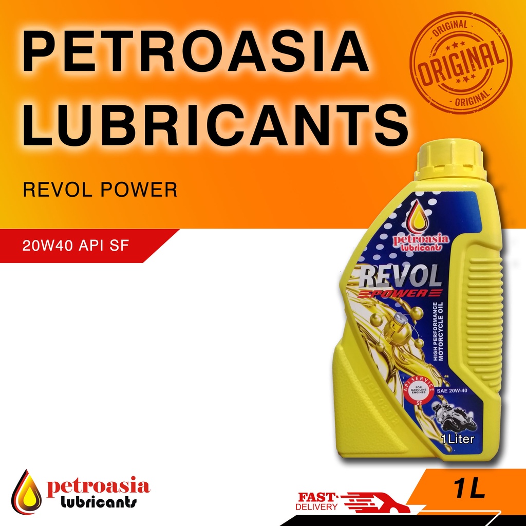 Petroasia Revol Power SAE 20W40/API-SF 1L SNI ( Oli Murah )