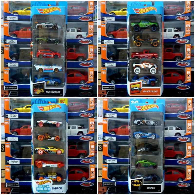 Hot Wheels Pack Isi 5 Pcs - Original Hot Wheels Mattel