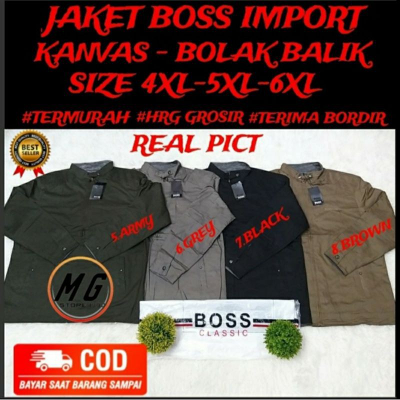 JAKET CLASSIC IMPORT PREMIUM BOLAK BALIK JUMBO BIG SIZE PRIA LAKI LAKI