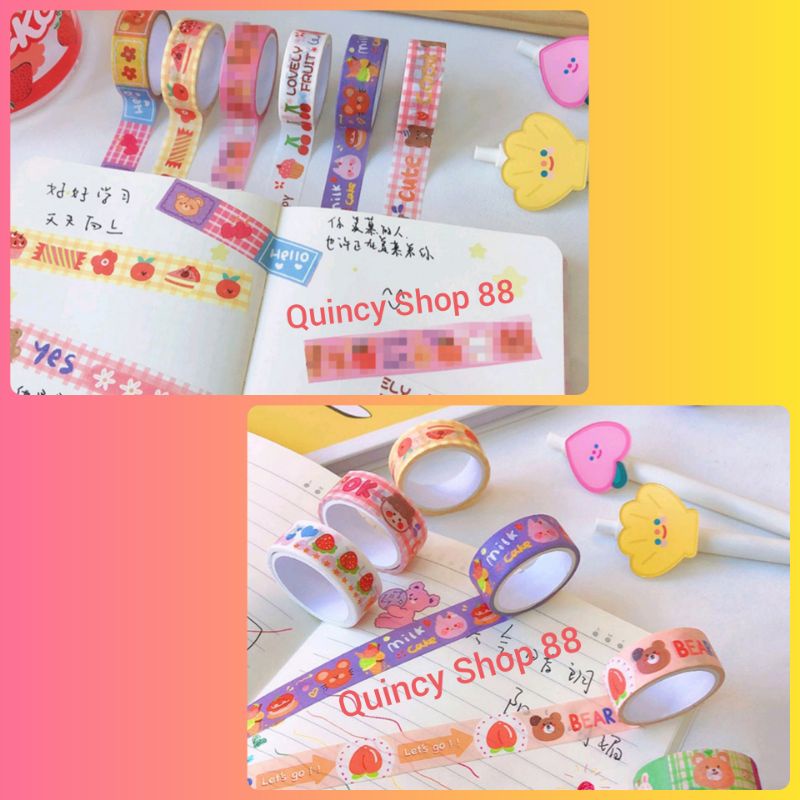 

Washi tape / Selotip Kartun Lucu