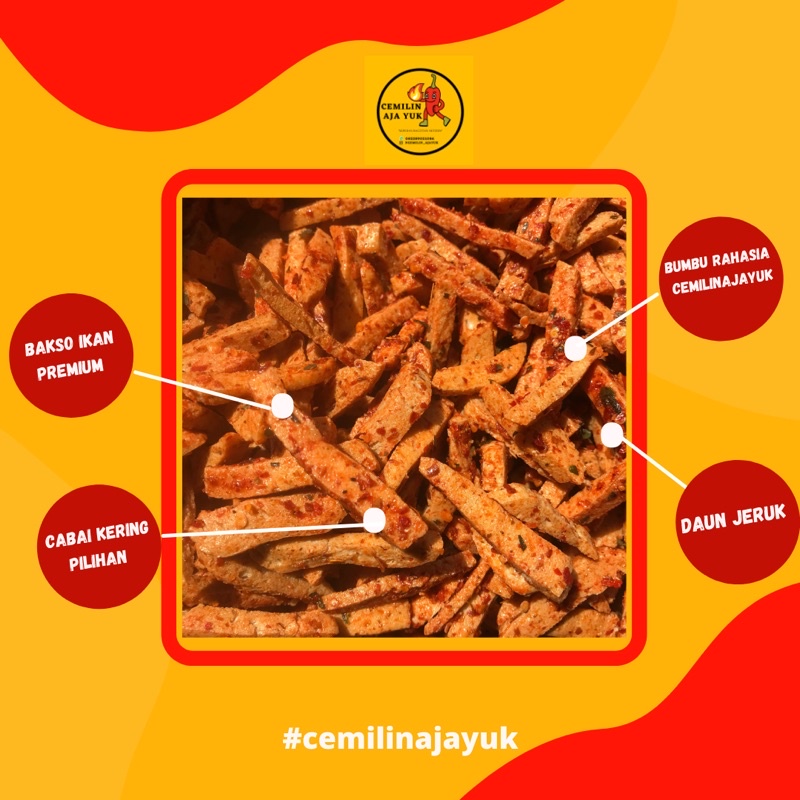 

BASRENG PEDAS DAUN JERUK 120gr