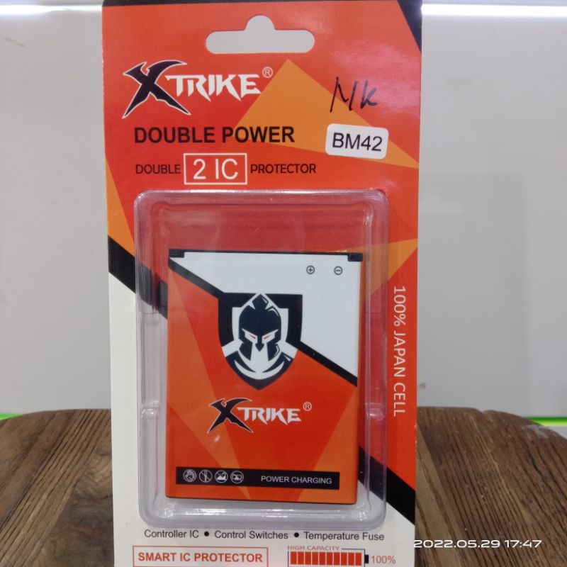 BATRE XTRIKE XIAOMI REDMI NOTE 1 / BM42 DOUBLE POWER