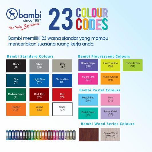 

[DISCOUNT R8K66] Bambi D-Type 2 Ring Binder A5 - 2221 Serba Murah