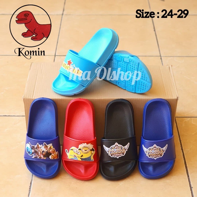 Sandal Baim Anak Merk Komin Ukuran 24-29