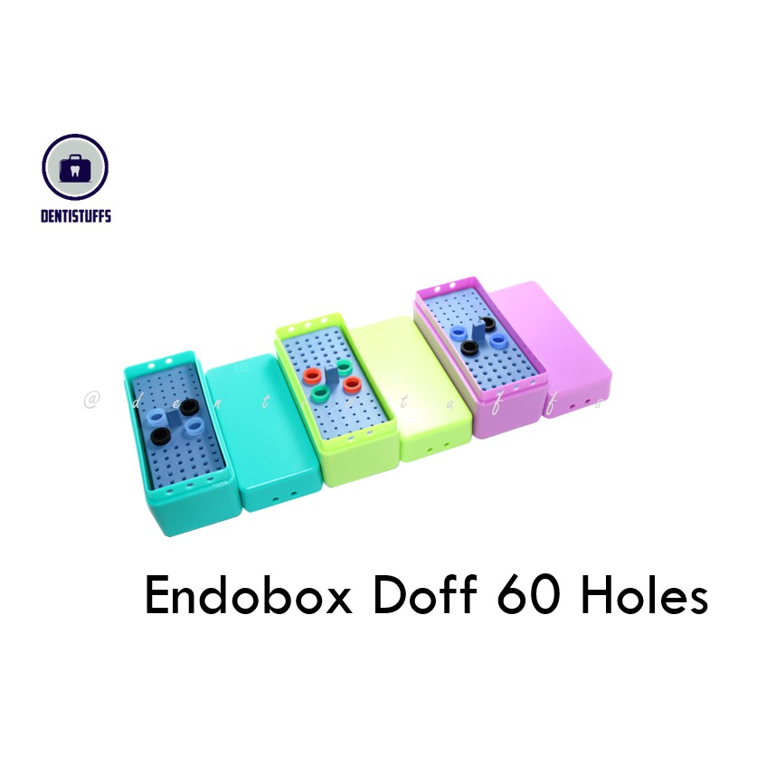 

Endo box doff 60 holes Dentistuffs | kotak endo